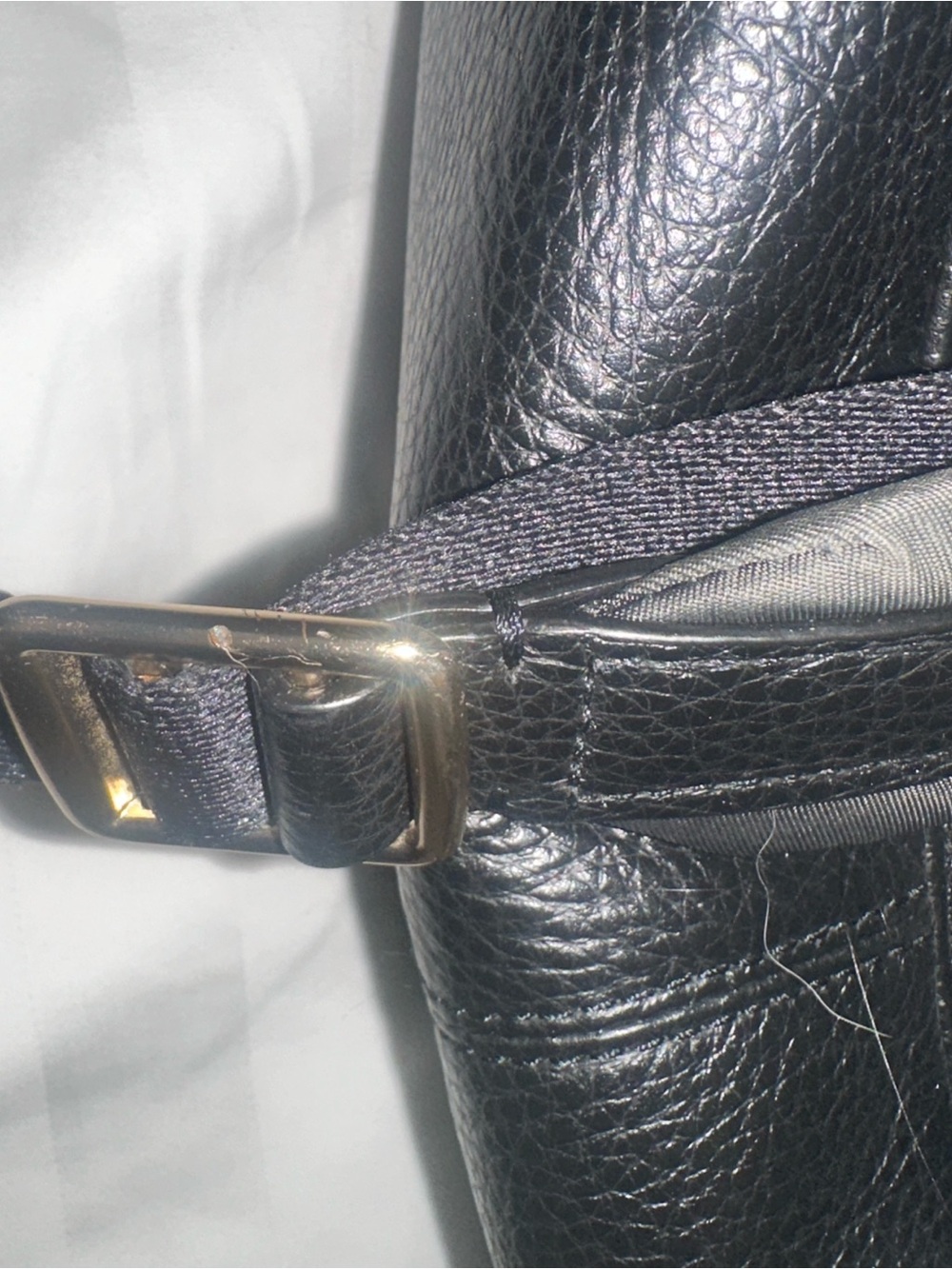 Coach Brown Signature Canvas and Black Leather Pocket Backpack - Picture 6 of 8